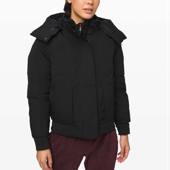 lululemon athletica Jackets & Blazers - Lululemon Winter Warrior Bomber Jacket *missing hood
